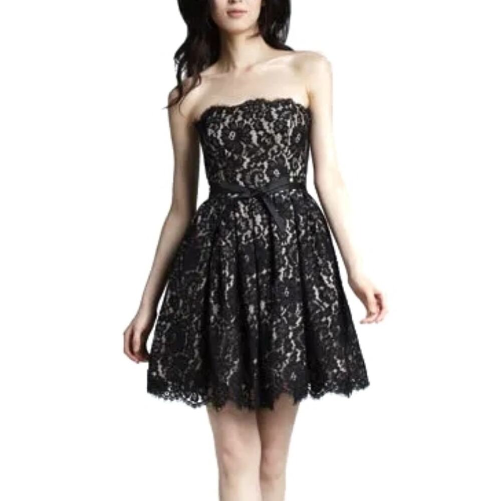Robert Rodriquez | Collab Lace Strapless Minidress